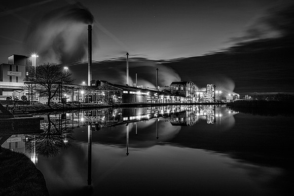 Cantley Blue , mono fine art