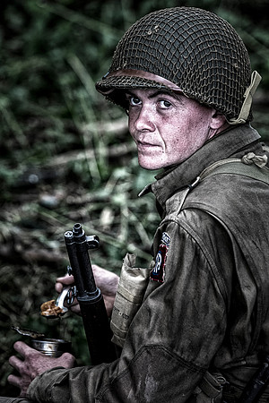 young wwii soldier