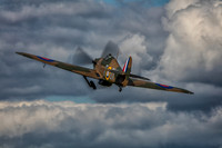 Hurricane into the clouds