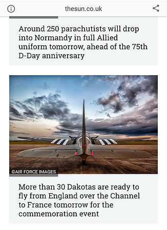 Daily Sun, Duxford
