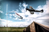 Spitfire flyby