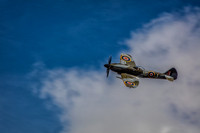 Clip wing spitfire into the clouds