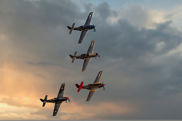 the four horsemen (p51s)