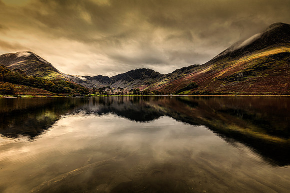 Storm sunrise on Buttermere
