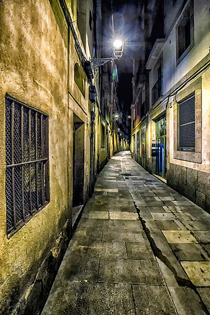 Barcelona back alley