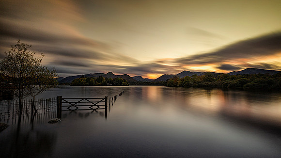 Last light Derwentwate 16x9