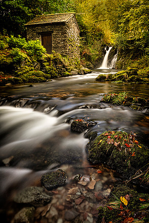 Rydal Hall falls and sunner house