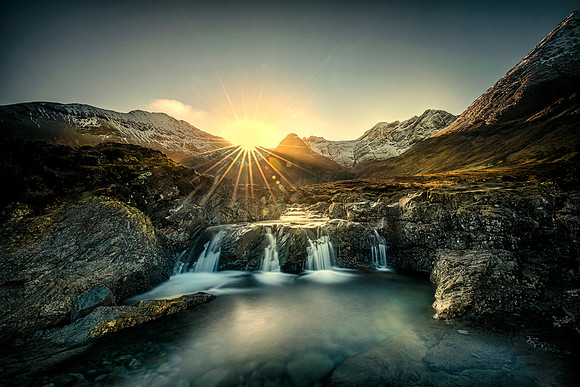 Fairy falls sunrise 2