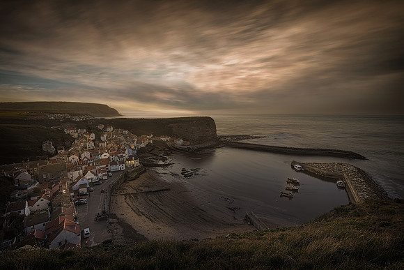Staithes sunset hdr